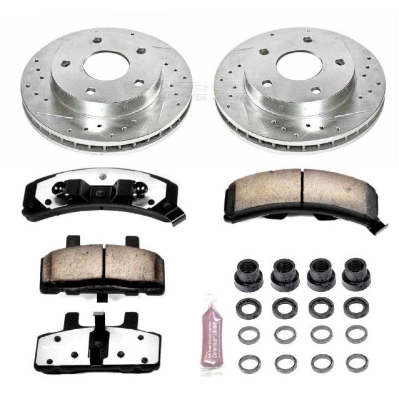 PowerStop PSB Z36 Truck & Tow Kit Brakes, Rotors & Pads Brake Kits - Performance D&S main image