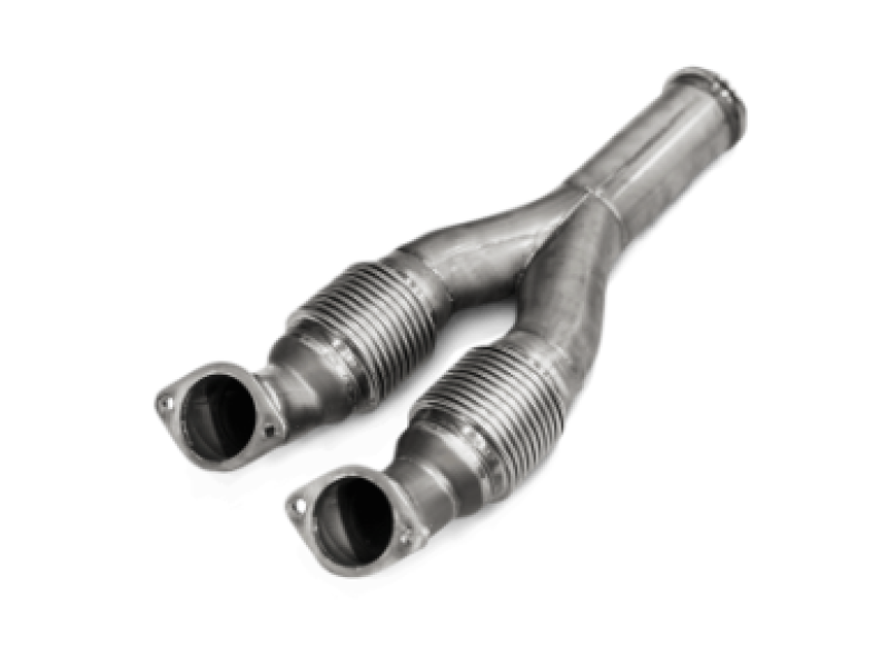 Akrapovic 08-18 Nissan GTR (R35) Evolution Link Pipe Set (SS) for Aftermarket Turbochargers L-NI/SS/4 Main Image