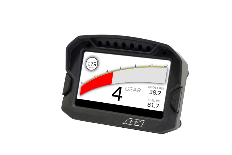 AEM CD-5LG Carbon Logging Digital Dash Display w/ Internal 10Hz GPS & Antenna 30-5603