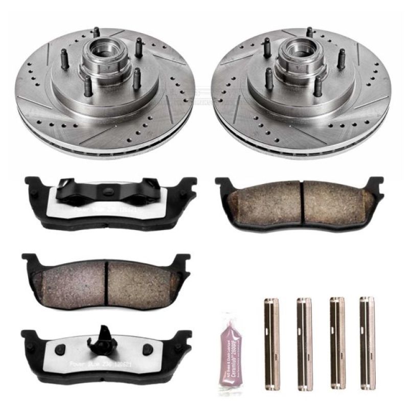 PowerStop PSB Z36 Truck & Tow Kit Brakes, Rotors & Pads Brake Kits - Performance D&S main image