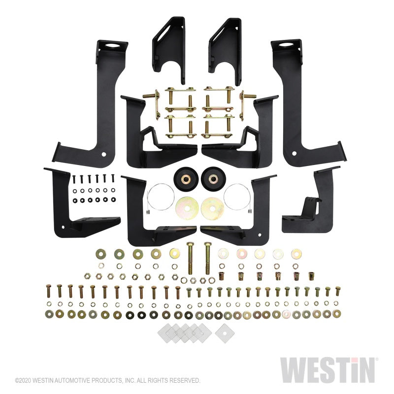 Westin 19-20 Ram 2500/3500 HDX Stainless Drop W2W Nerf Step Bars - Textured Black 56-5347852