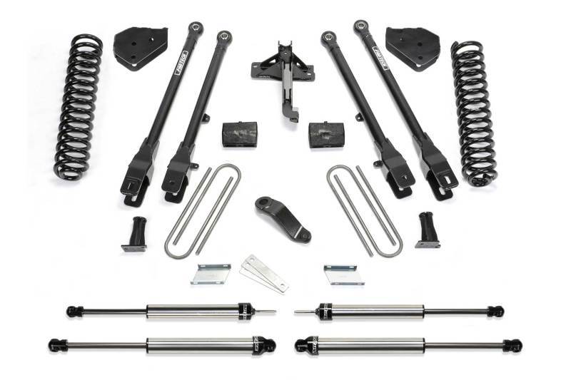 Fabtech 2018 Ford F450/F550 4WD Diesel 6in 4 Link System w/DL Shocks K2306DL Main Image