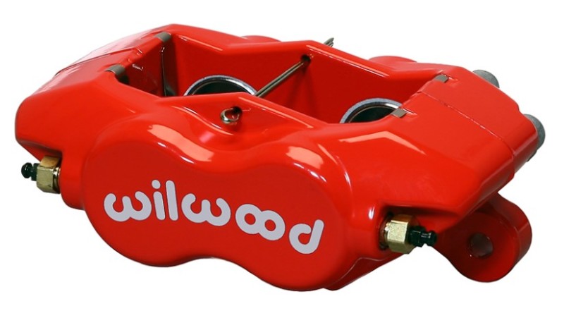 Wilwood Caliper-Forged DynaliteI-Red 1.12in Pistons .81in Disc 120-14932-RD