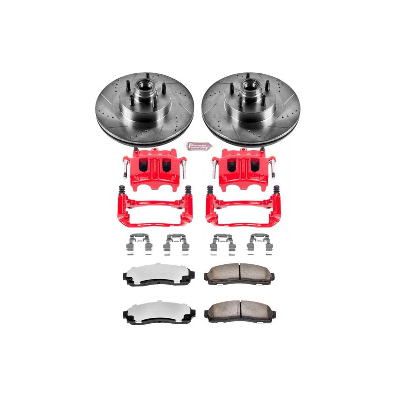 PowerStop PSB Z36 Truck & Tow Kit w/Cals Brakes, Rotors & Pads Brake Kits - Performance D&S main image