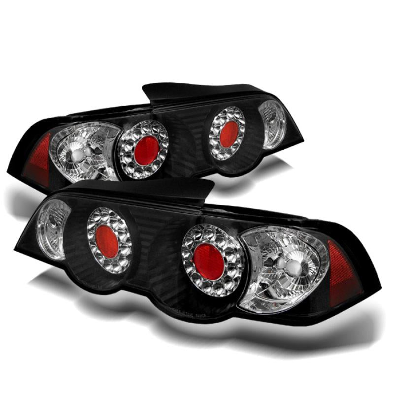 Spyder Acura RSX 02-04 LED Tail Lights Black ALT-YD-ARSX02-LED-BK 5000361 Main Image