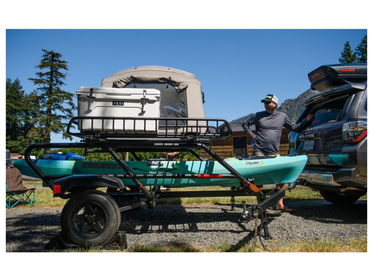 Yakima Easyrider Premium Two-level Multi-sport Gear Trailer