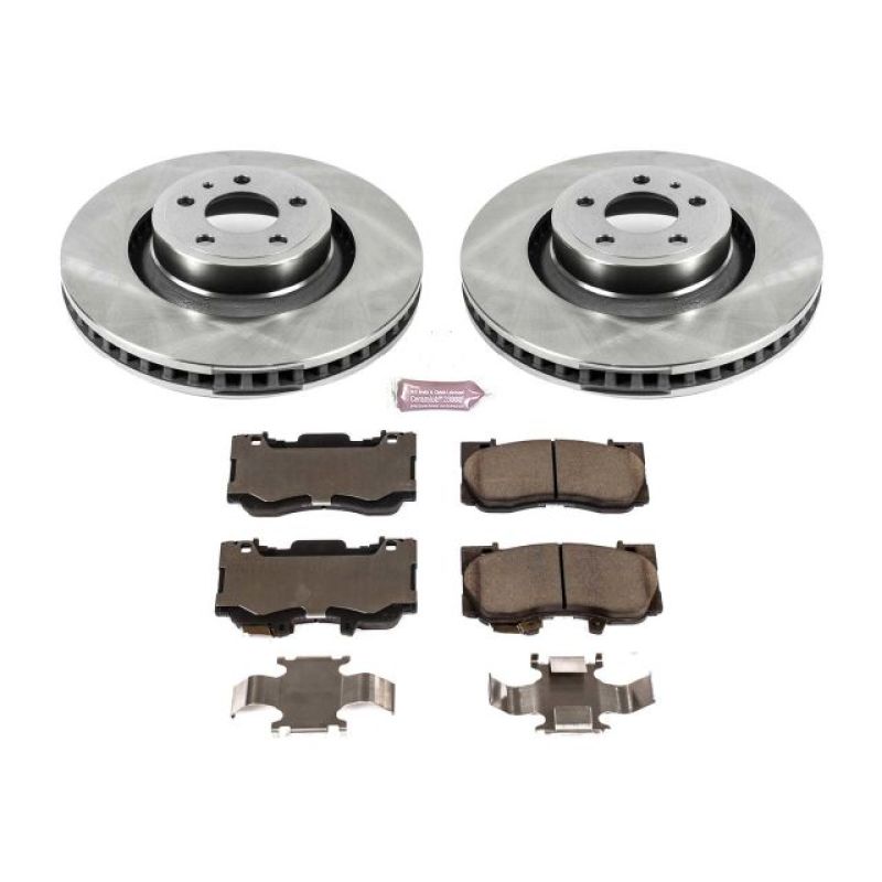 PowerStop PSB Autospecialty Kit Brakes, Rotors & Pads Brake Kits - OE main image