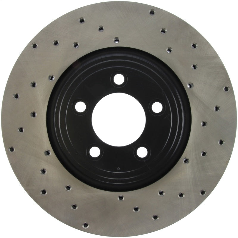 StopTech Sport Cryo Cross Drilled Brake Rotor; Front Right