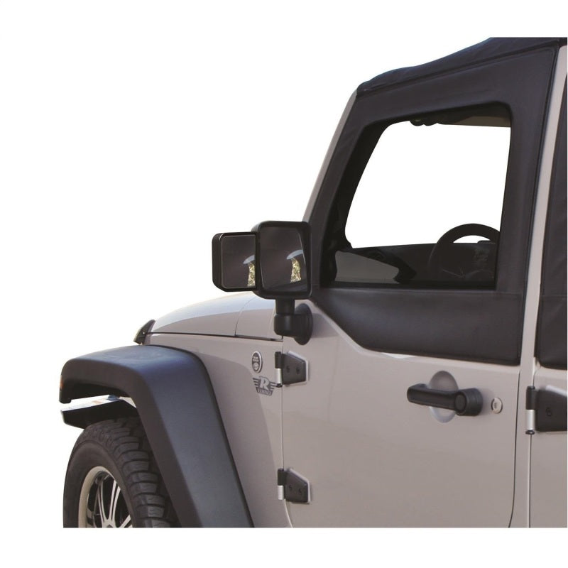 Rampage 2007-2018 Jeep Wrangler(JK) Mirror Extensions - Black 8605