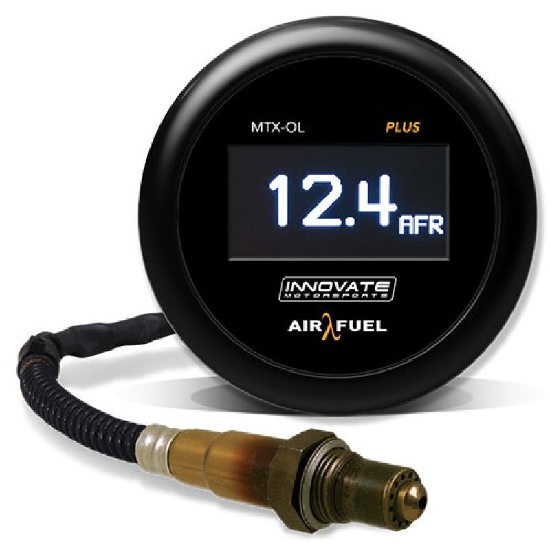 Innovate MTX-OL PLUS Wideband Digital Air/Fuel Ratio OLED Gauge Kit 8ft w/O2 Sensor 39350