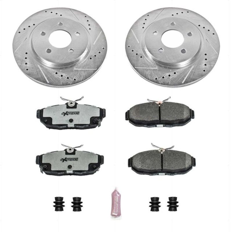 PowerStop PSB Z26 Street Warrior Kit Brakes, Rotors & Pads Brake Kits - Performance D&S main image