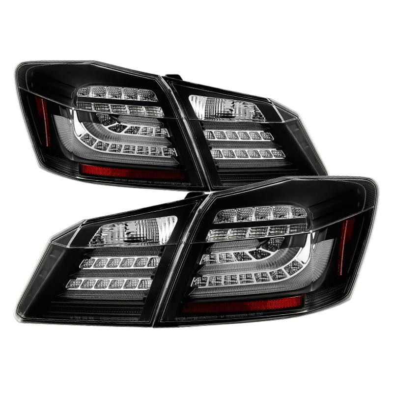 Spyder Honda Accord 2013-2015 4DR LED Tail Lights - Black ALT-YD-HA13LED-LED-BK 5082053 Main Image