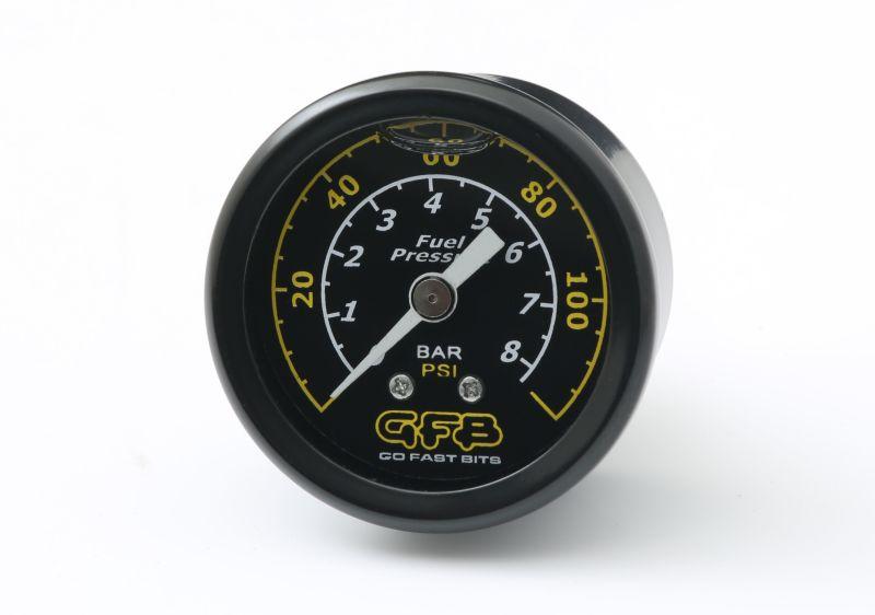 GFB Fuel Pressure Gauge (Suits 8050/8060) 40mm 1-1/2in 1/8MPT Thread 0-120PSI 5730 Main Image