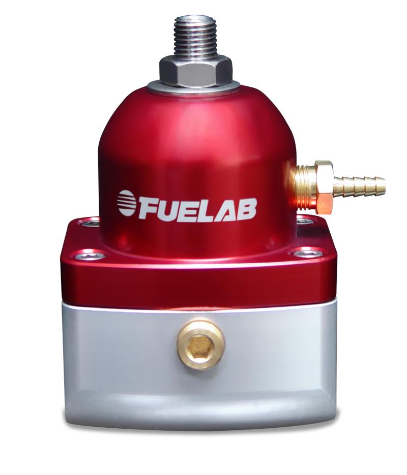 Fuelab 515 Carb Adjustable FPR 4-12 PSI (2) -10AN In (1) -6AN Return - Red 51503-2 Main Image