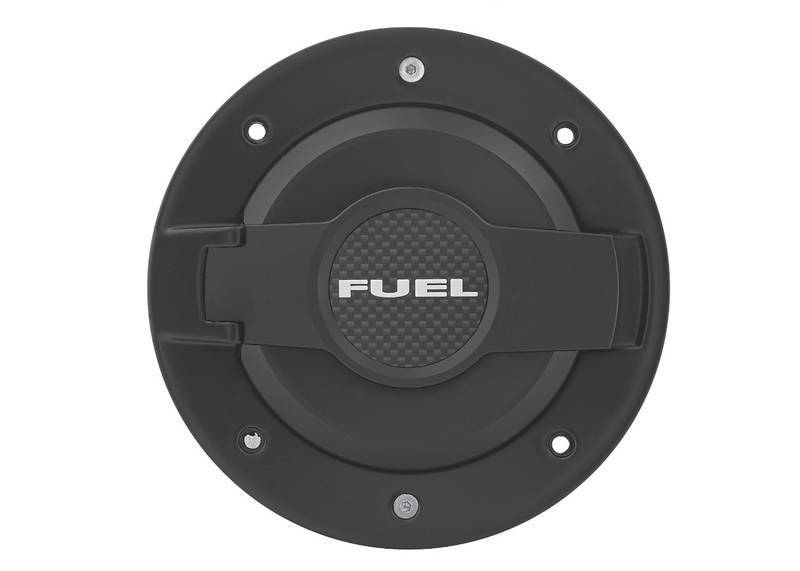 DV8 Offroad 2007-2018 Jeep JK All Black Fuel Door Assembly D-JP-190004-BLACK Main Image