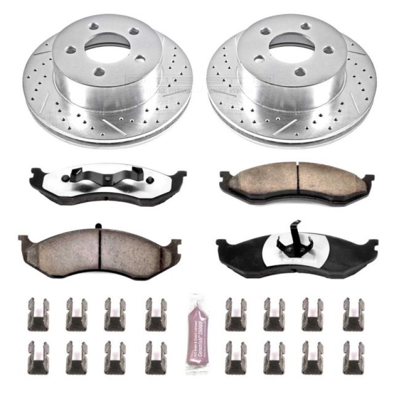 PowerStop PSB Z36 Truck & Tow Kit Brakes, Rotors & Pads Brake Kits - Performance D&S main image