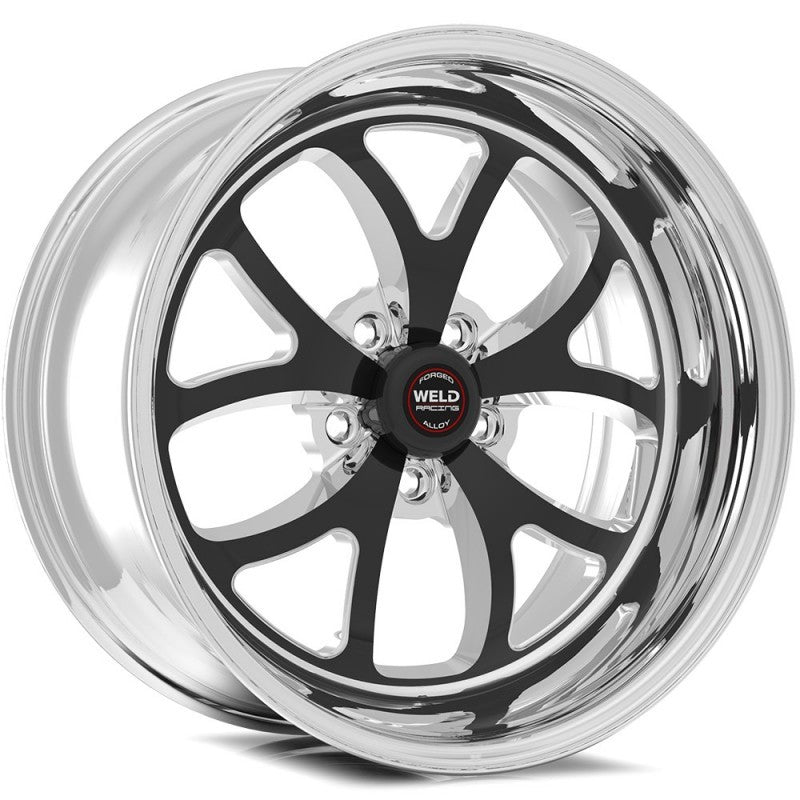 Weld S76 17x10.5 / 5x120 BP / 7.7in. BS(50mm Offset) Black Wheel (High Pad) - Single Beadlock 76HP7105N77F