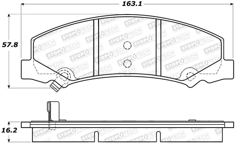 StopTech Street Brake Pads 308.11590 Main Image