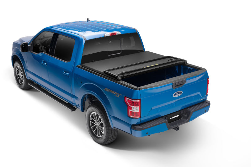 Lund 04-08 Ford F-150 Styleside (5.5ft. Bed) Hard Fold Tonneau Cover - Black 969351