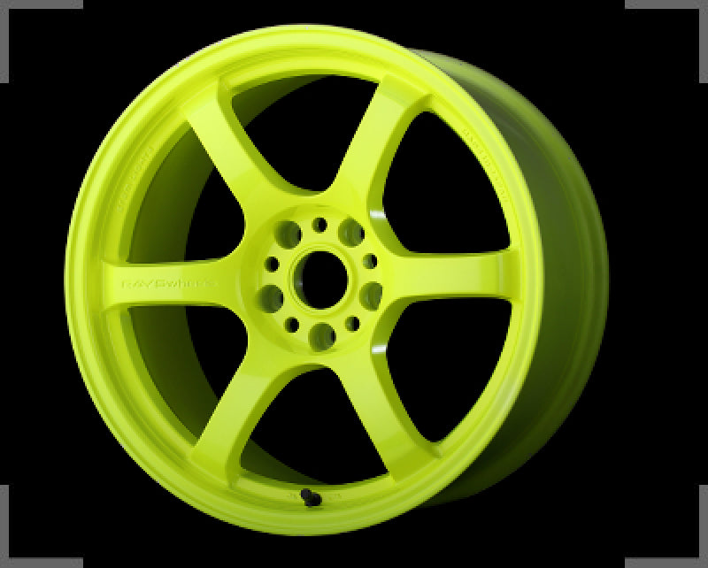 Gram Lights 57DR 18x9.5 +38 5-100 Luminous Yellow Wheel WGIX38DY
