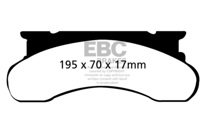 EBC 77-91 Ford Econoline E250 4.6 Ultimax2 Front Brake Pads UD120 Main Image