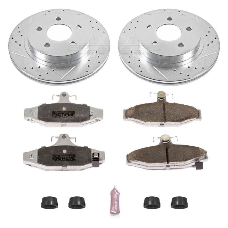 PowerStop PSB Z26 Street Warrior Kit Brakes, Rotors & Pads Brake Kits - Performance D&S main image