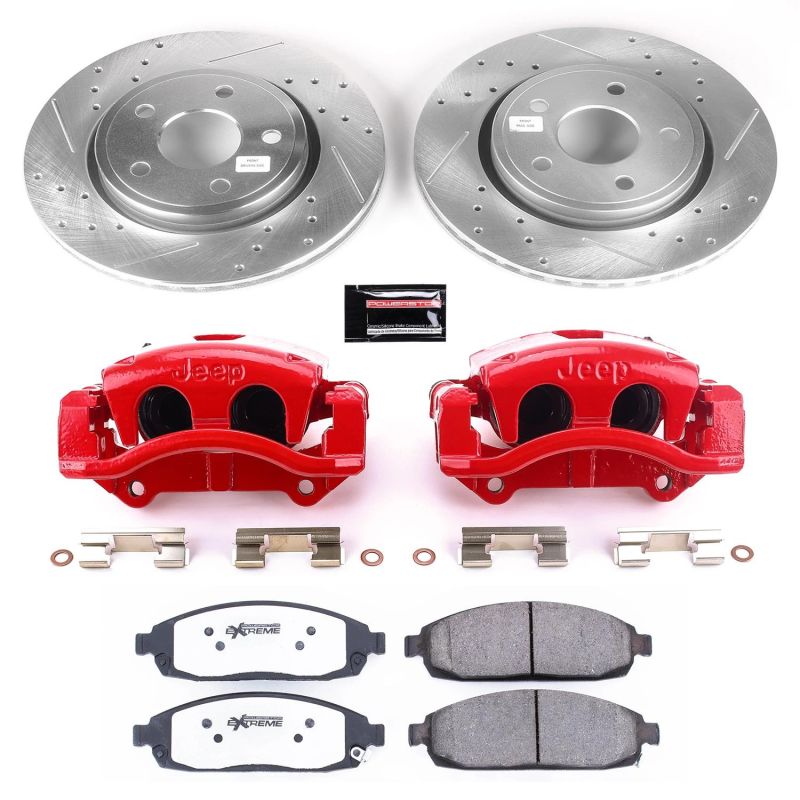 PowerStop PSB Z26 Street Kit w/Cals Brakes, Rotors & Pads Brake Kits - Performance D&S main image