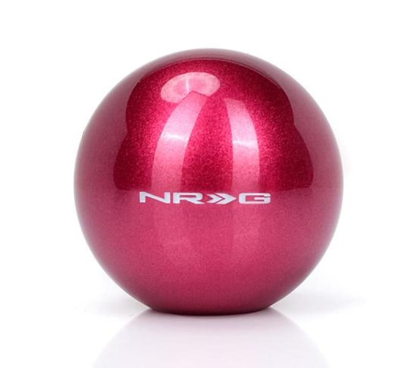 NRG Fushia Sparkly Painted Titanium Round Shifter Heavy Weight SK-350FH