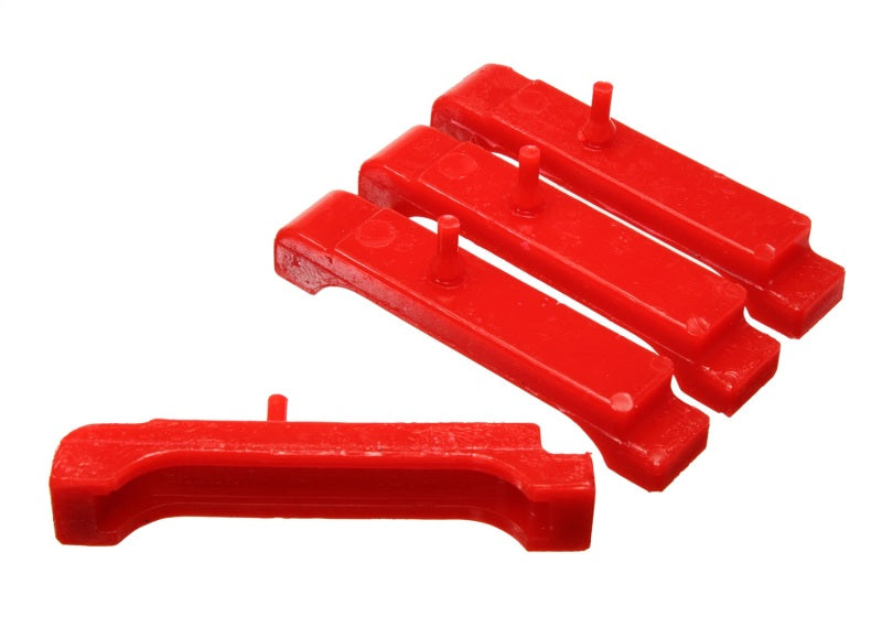 Energy Suspension ES Radiator Isolators - Red Suspension Bushing Kits main image