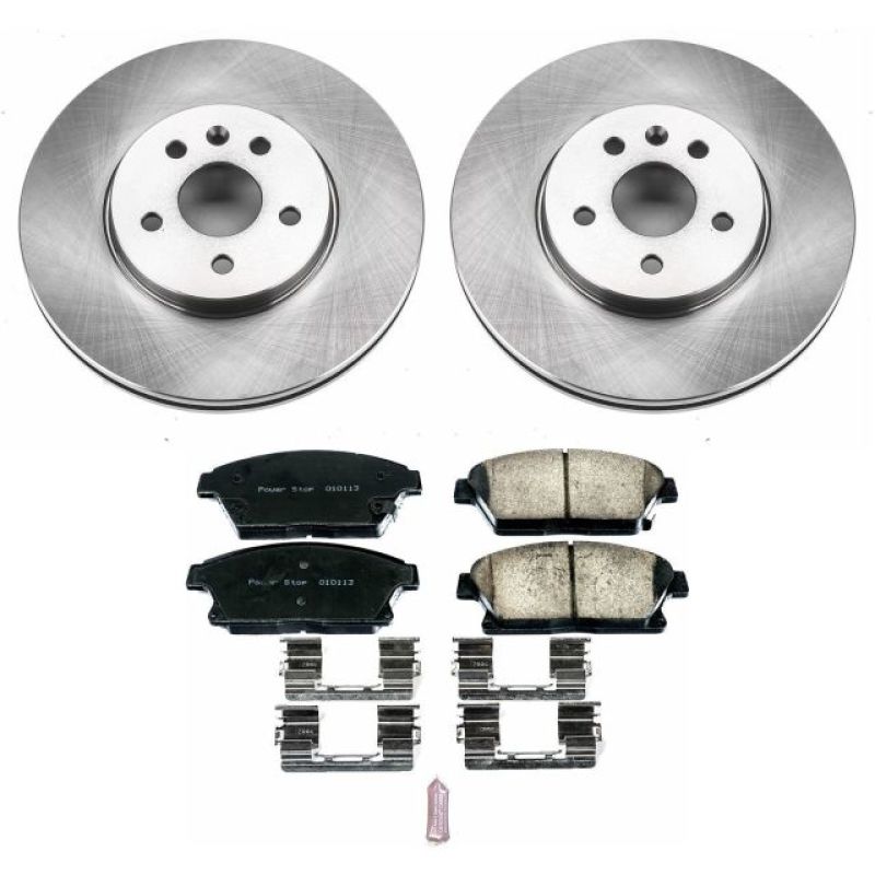 PowerStop PSB Autospecialty Kit Brakes, Rotors & Pads Brake Kits - OE main image