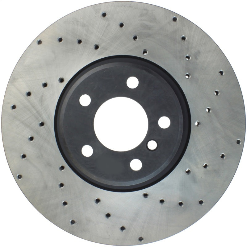 StopTech Sport Cryo Cross Drilled Brake Rotor; Front Right