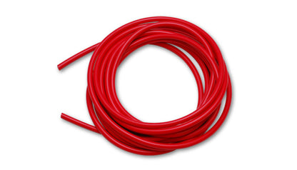 Vibrant 3/16" (5mm) I.D. x 25ft Silicone Vacuum Hose Bulk Pack - Red