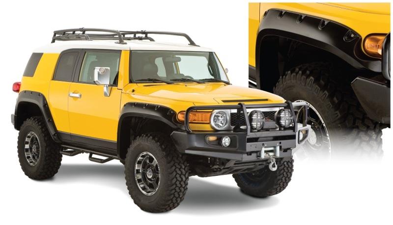 Bushwacker 07-14 Toyota FJ Cruiser Pocket Style Flares 4pc - Black 31922-02 Main Image