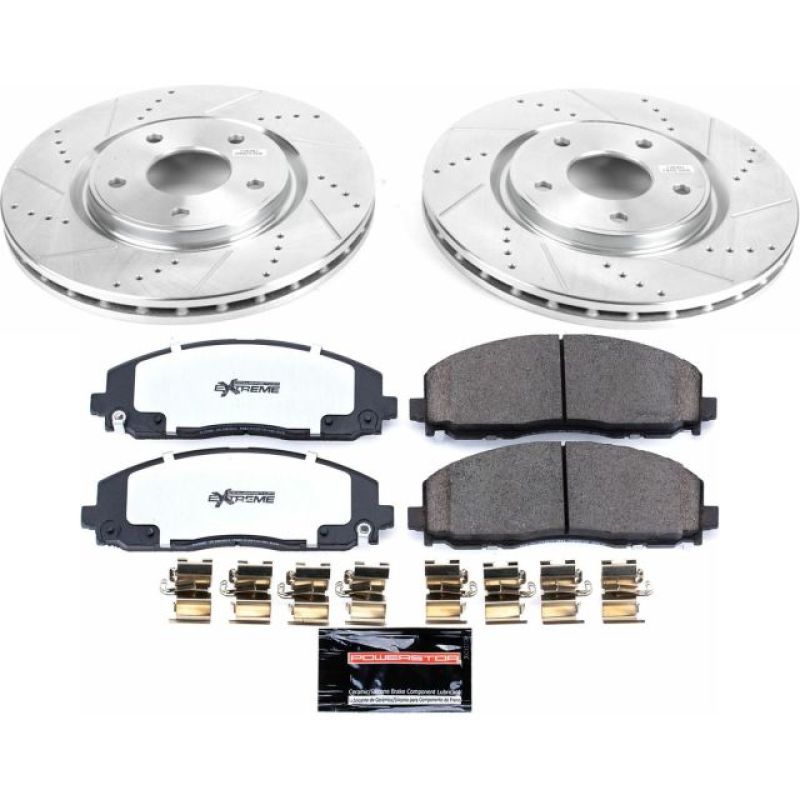 PowerStop PSB Z36 Truck & Tow Kit Brakes, Rotors & Pads Brake Kits - Performance D&S main image