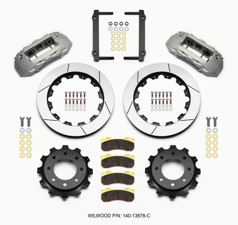 Wilwood TX6R Rear Kit 16.00in Clear Ano 1999-2010 GM H2 / 2500 4.63 Cntr 140-13878-C Main Image