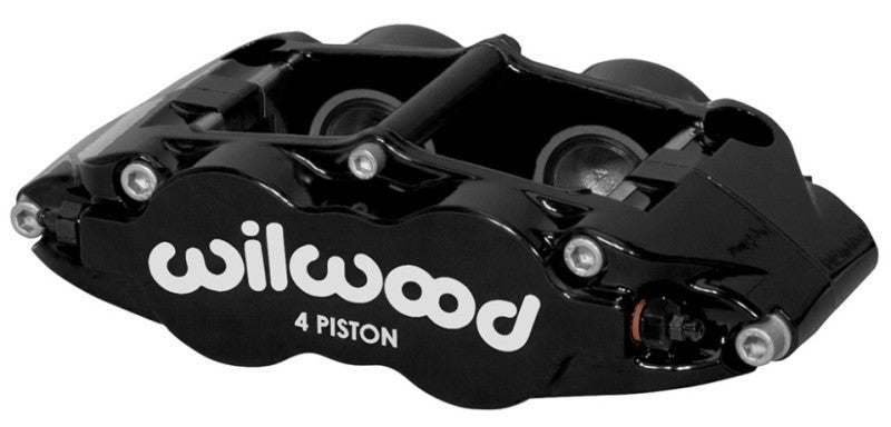 Wilwood Caliper Forged Narrow Superlite FNSL4R-DS Dust Seal 1.12/1.12 1.10in Rotor Width - Black 120-14438-BK