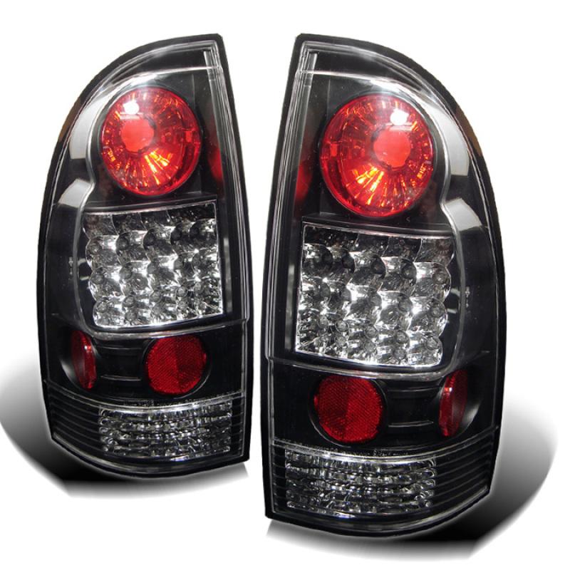 Spyder Toyota Tacoma 05-15 LED Tail Lights Black ALT-YD-TT05-LED-BK 5007919 Main Image