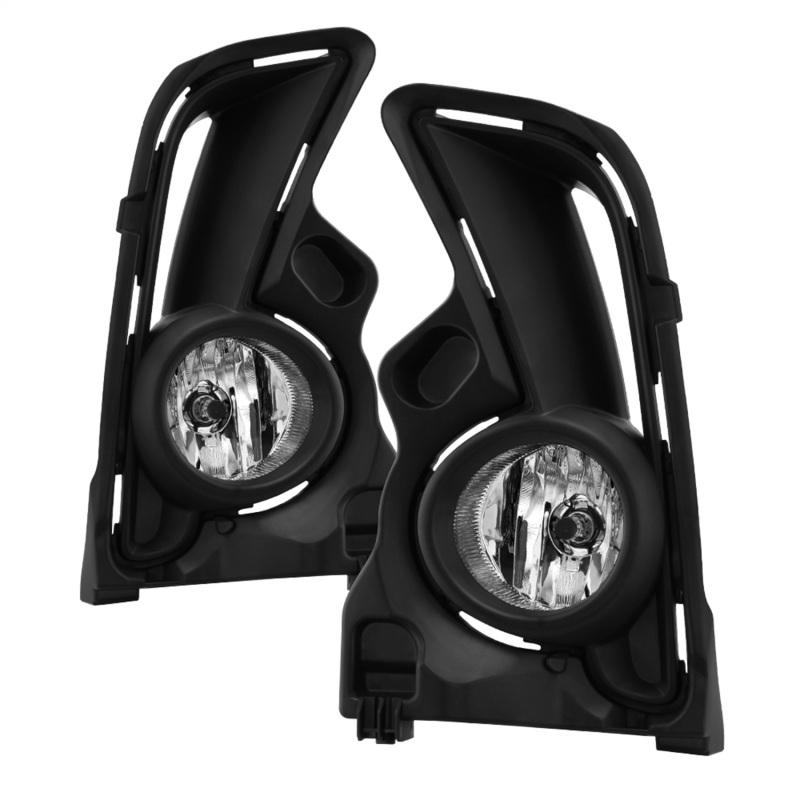 Spyder 17-18 Toyota Highlander OEM Fog Lights w/Cover and Switch - Clear (FL-TH17-C) 9043314 Main Image