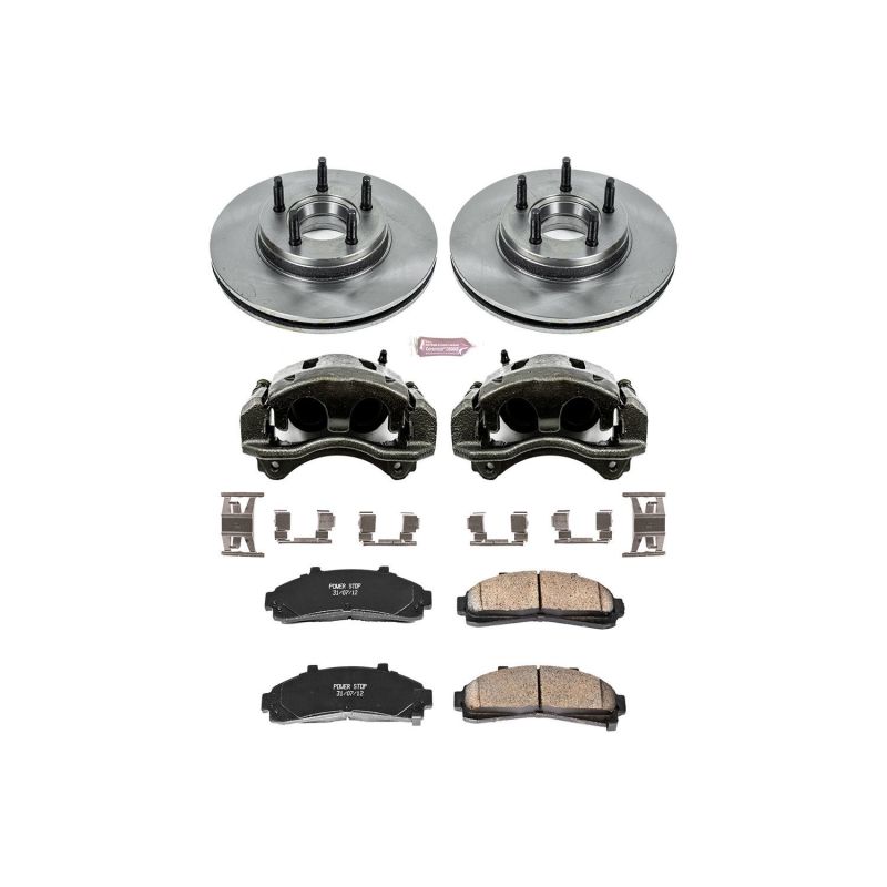 PowerStop PSB Autospecialty Kit w/Cals Brakes, Rotors & Pads Brake Kits - OE main image