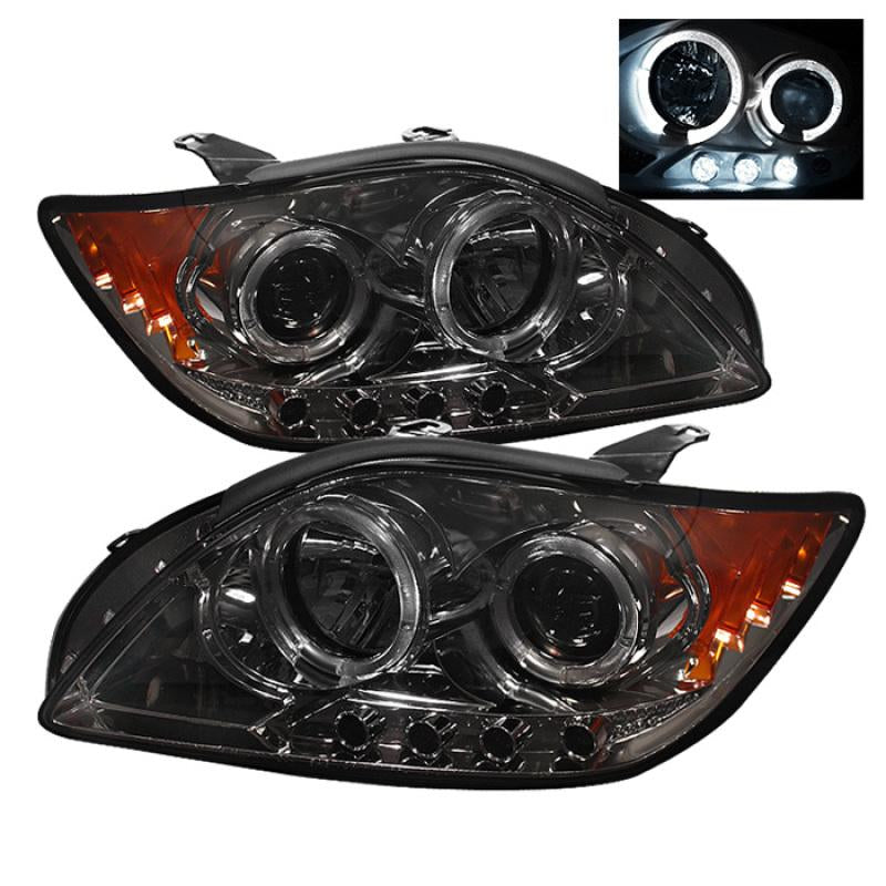Spyder Scion TC 05-07 Projector Headlights LED Halo -Replaceable LEDs Smke PRO-YD-TTC04-HL-AM-SMC 5011985 Main Image