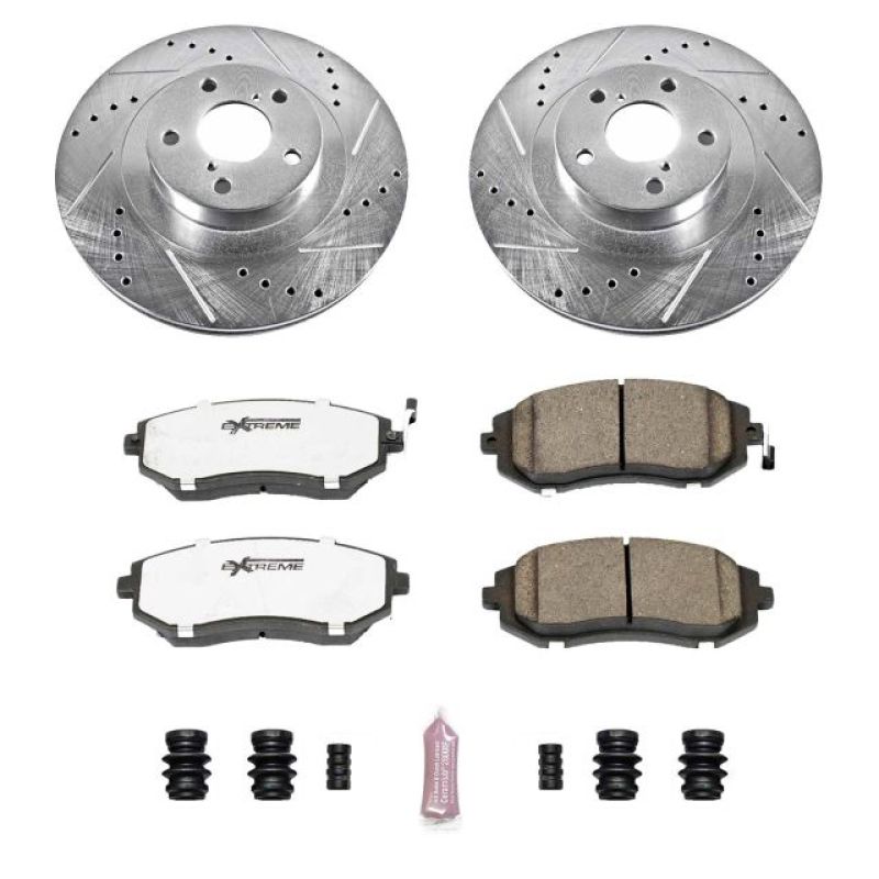 PowerStop PSB Z26 Street Warrior Kit Brakes, Rotors & Pads Brake Kits - Performance D&S main image