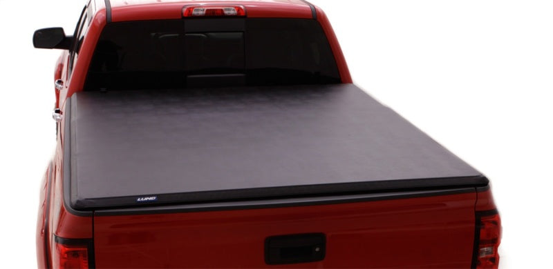 Lund 04-08 Ford F-150 Styleside (5.5ft. Bed) Hard Fold Tonneau Cover - Black 969351