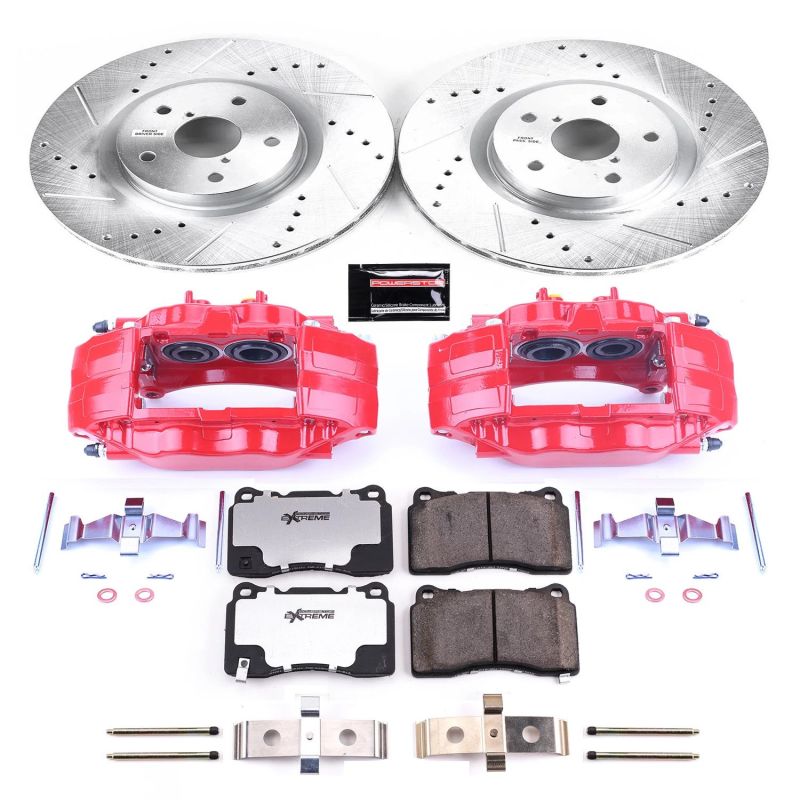 PowerStop PSB Z26 Street Kit w/Cals Brakes, Rotors & Pads Brake Kits - Performance D&S main image