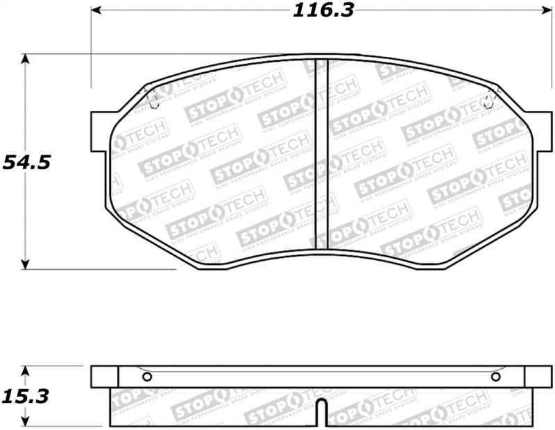 StopTech Street Brake Pads 308.03890 Main Image