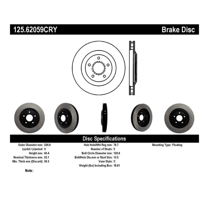 Stoptech ST Performance Brake Rotors Brakes, Rotors & Pads Brake Rotors - Drilled main image