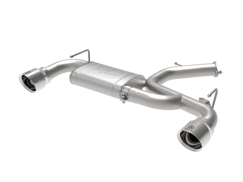 aFe Power Axle Back Exhaust - 19-20 Hyundai Veloster N L4-2.0L (t) w/ Polished tips 49-37007-P