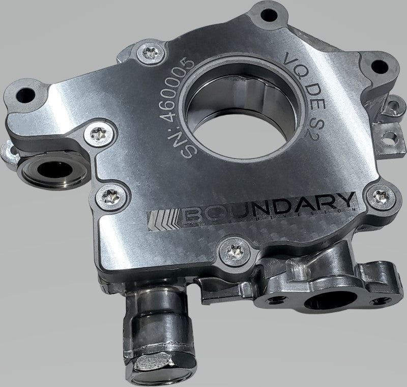 Boundary Nissan VQ 3.5L DE Oil Pump Assembly w/Billet Back Plate VQ-S2-DE-BBP