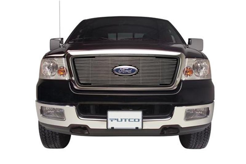 Putco 05-07 Ford SuperDuty (Incl Side Vents) Boss Shadow Billet Grilles 79155 Main Image