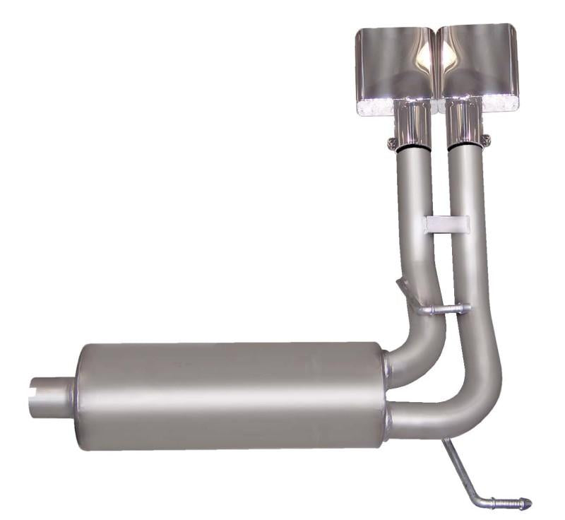 Gibson 02-05 Dodge Ram 1500 SLT 4.7L 2.5in Cat-Back Super Truck Exhaust - Stainless 66512 Main Image