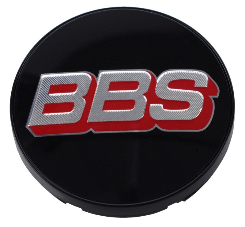 BBS Center Cap 56mm Black/Silver/Red 10.02.5114